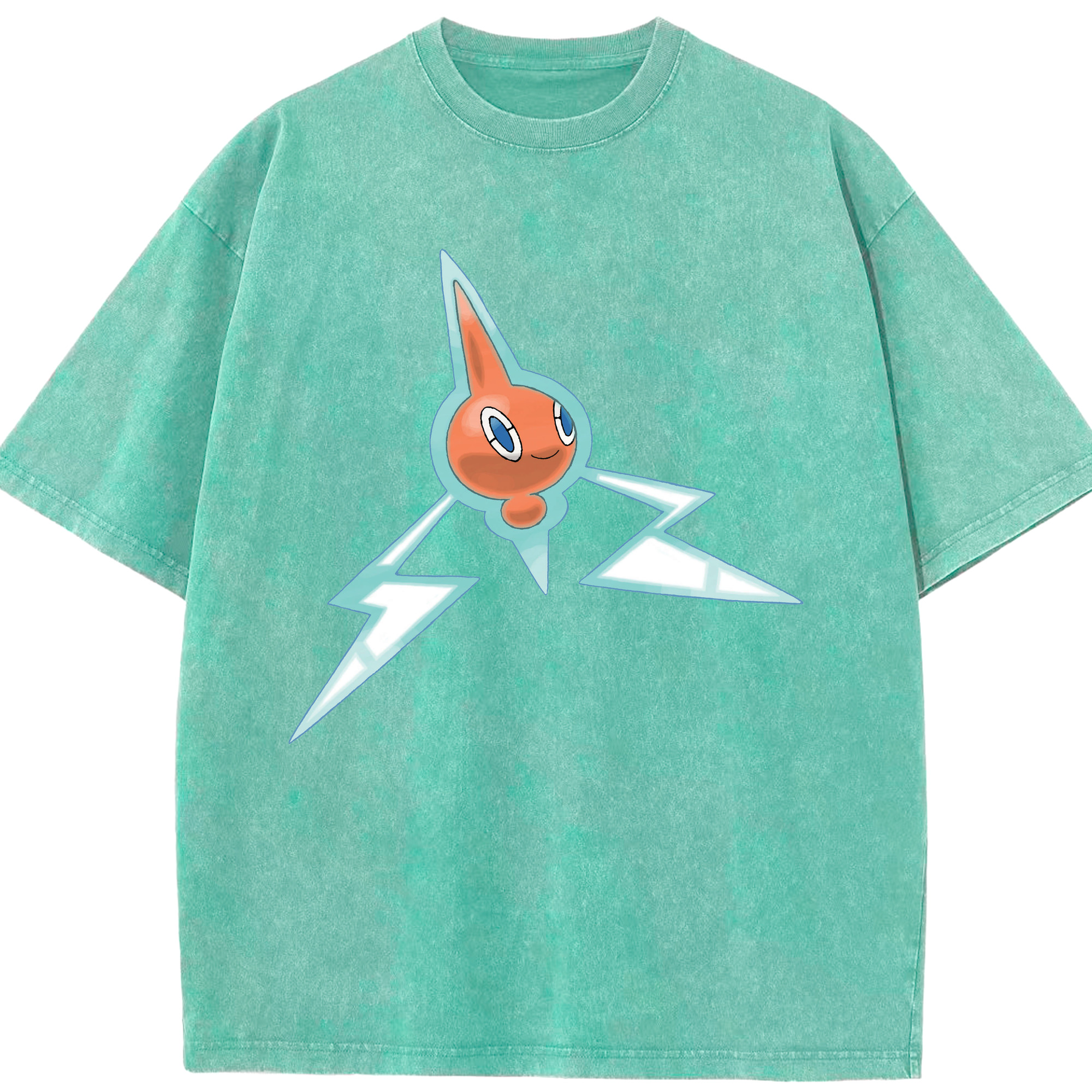 （画像用） ポケットモンスター Pokémon 綿100% ヴィンテージ風 半袖Tシャツ（フロントプリント）